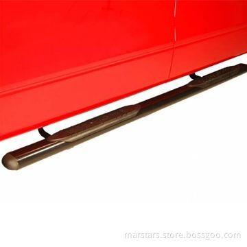 Nerf Bars 4-inch Black Side Step Oval Tube with Supports Up to 500 Pounds